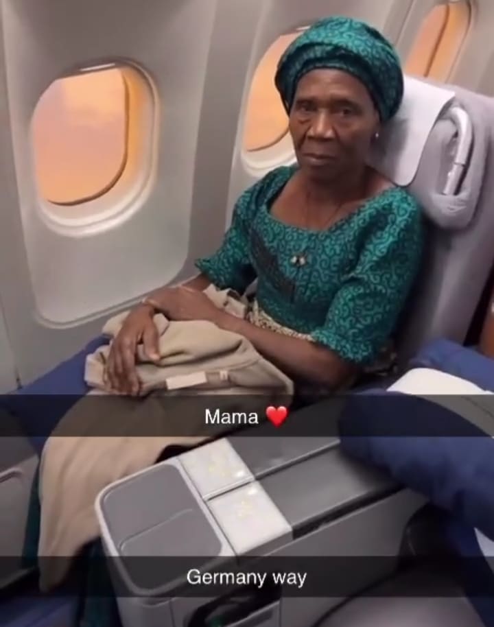Victor Boniface, decided to give his grandmother the treat of a lifetime by flying her to Germany after his international break with the Nigerian team.