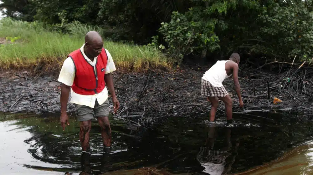 Shell sued in UK for 'decades of oil spills' in Nigeria