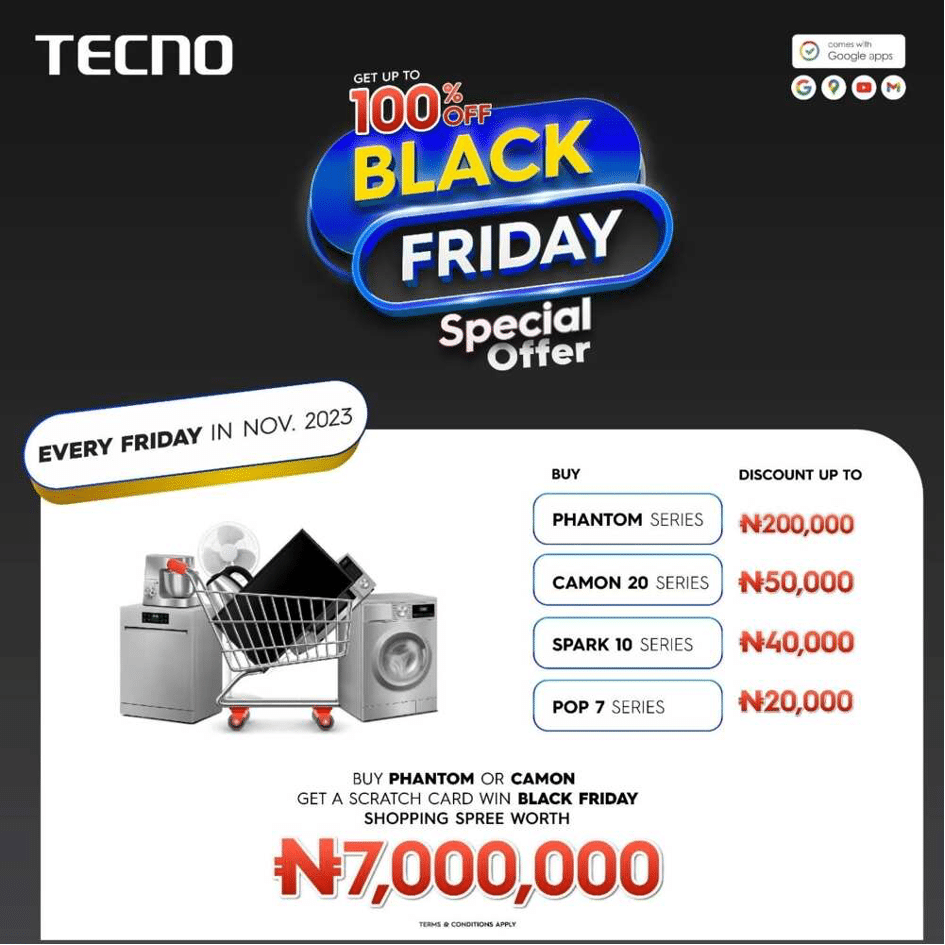 TECNO's Black Friday Raffle Winners Announced, With More Amazing Surprises On The Horizon!