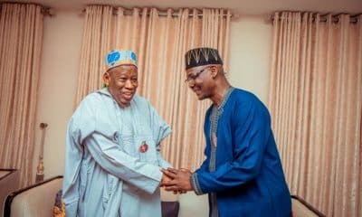 Gov Sule Visits APC National Chairman After Appeal Court Victory (Photos)