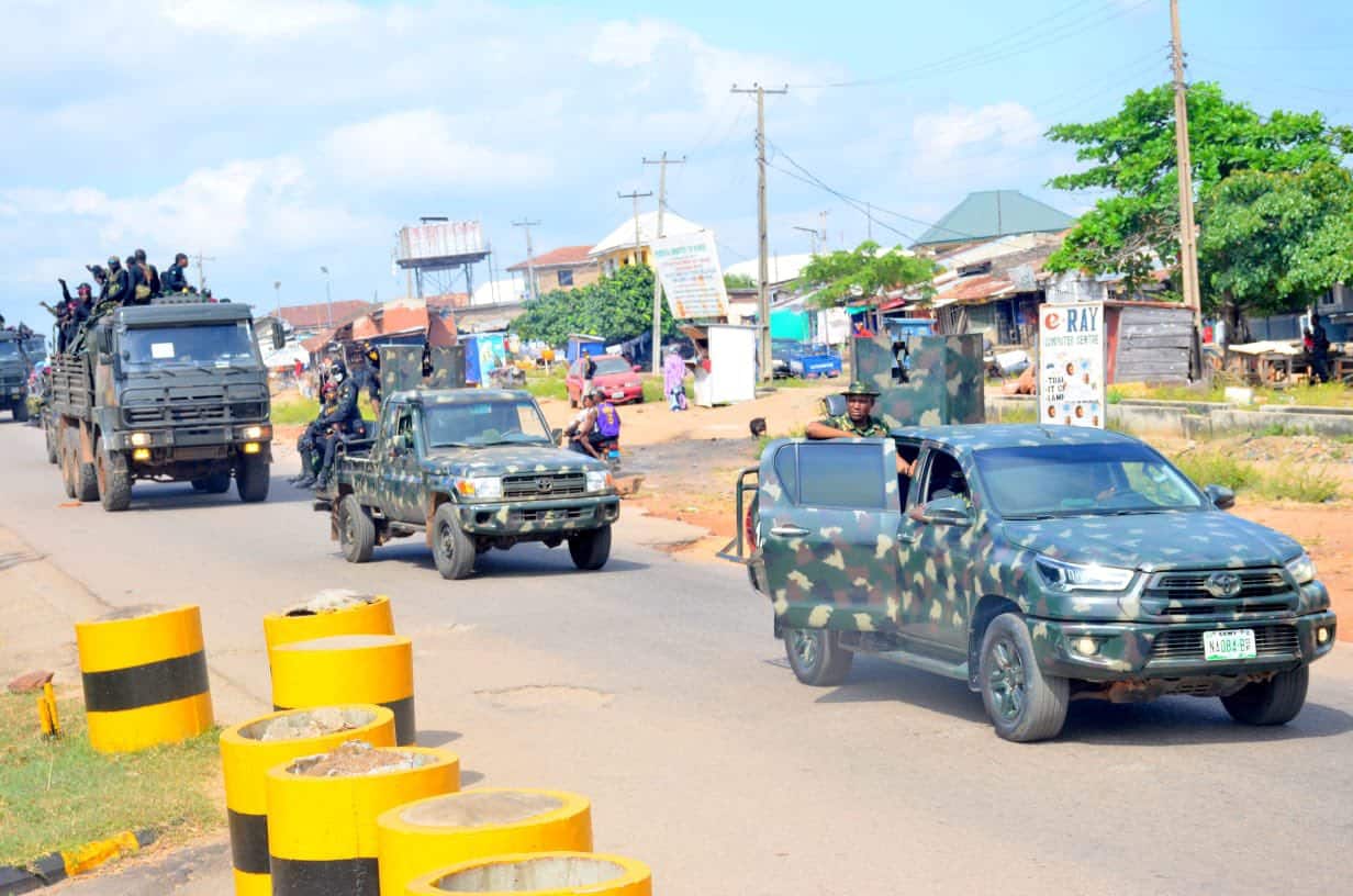Video: Soldiers Arrive Kogi State Ahead Of November 11 Governorship Election
