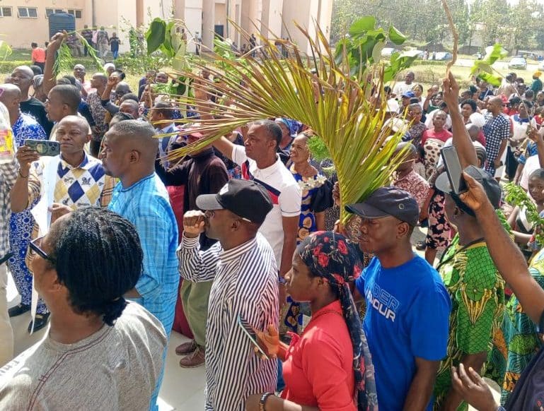 Only Polytechnic Workers Protest 10 Months Unpaid Wages