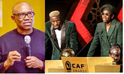 CAF Awards: 'We Are All Proud' – Peter Obi Commends Osimhen, Oshoala