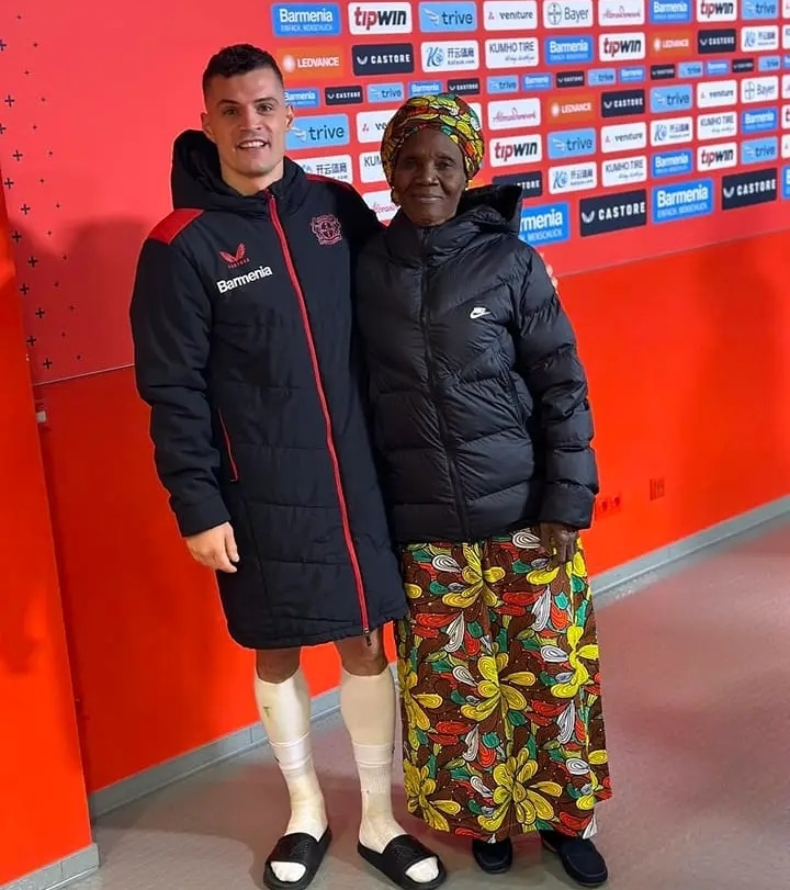 Victor Boniface's grandmother was given VIP treatment as she watched her grandson play for Bayer Leverkusen at BayAren on Sunday, December 3, 2023.