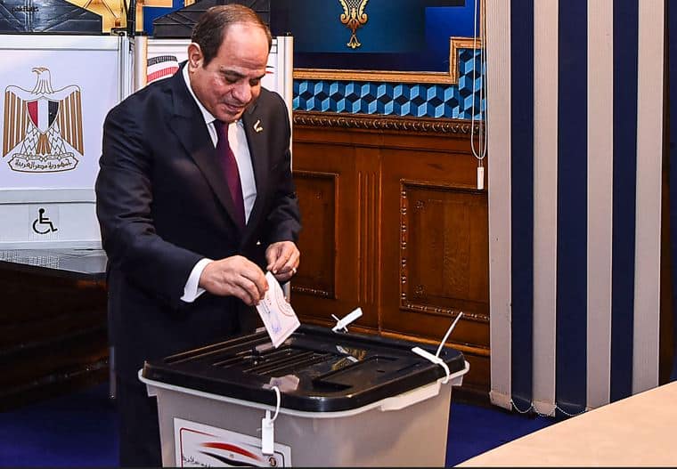 Egypt's President Sisi Secures Re-election With 89.6% Of Vote