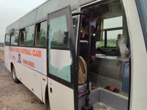 JUST IN: Gunmen Attack Sunshine Stars Team Bus, Injure Players, Officials
