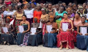 PHOTOS: Rivers community initiate young virgins into womanhood