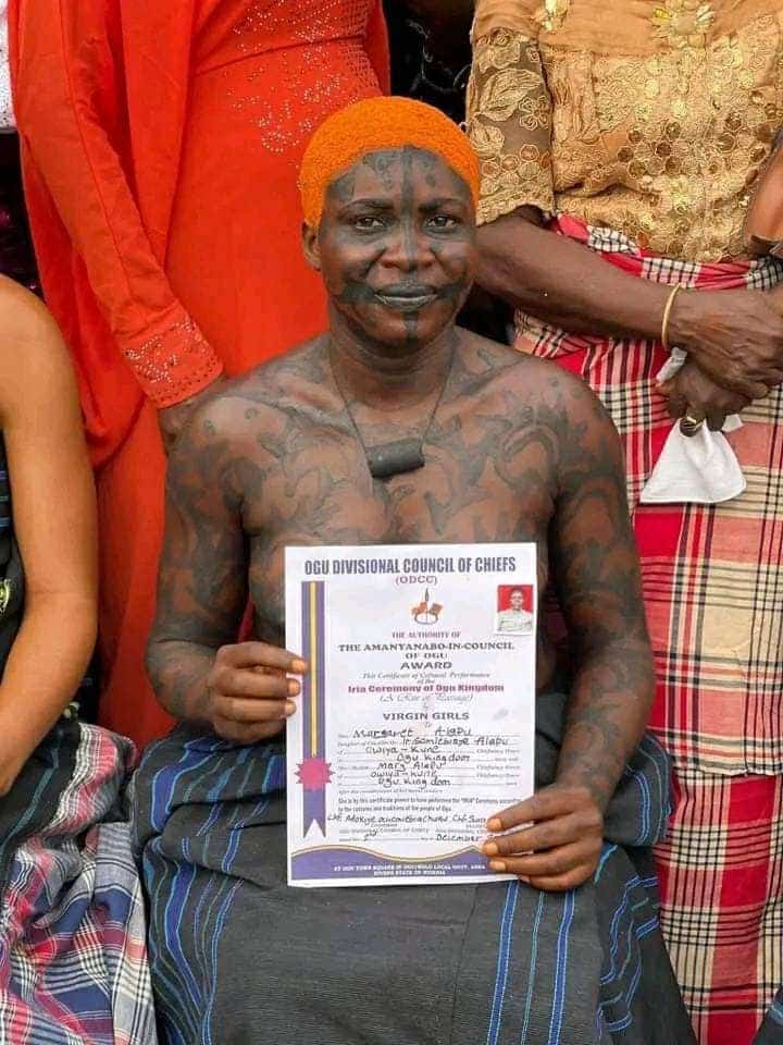 PHOTOS: Rivers community initiate young virgins into womanhood