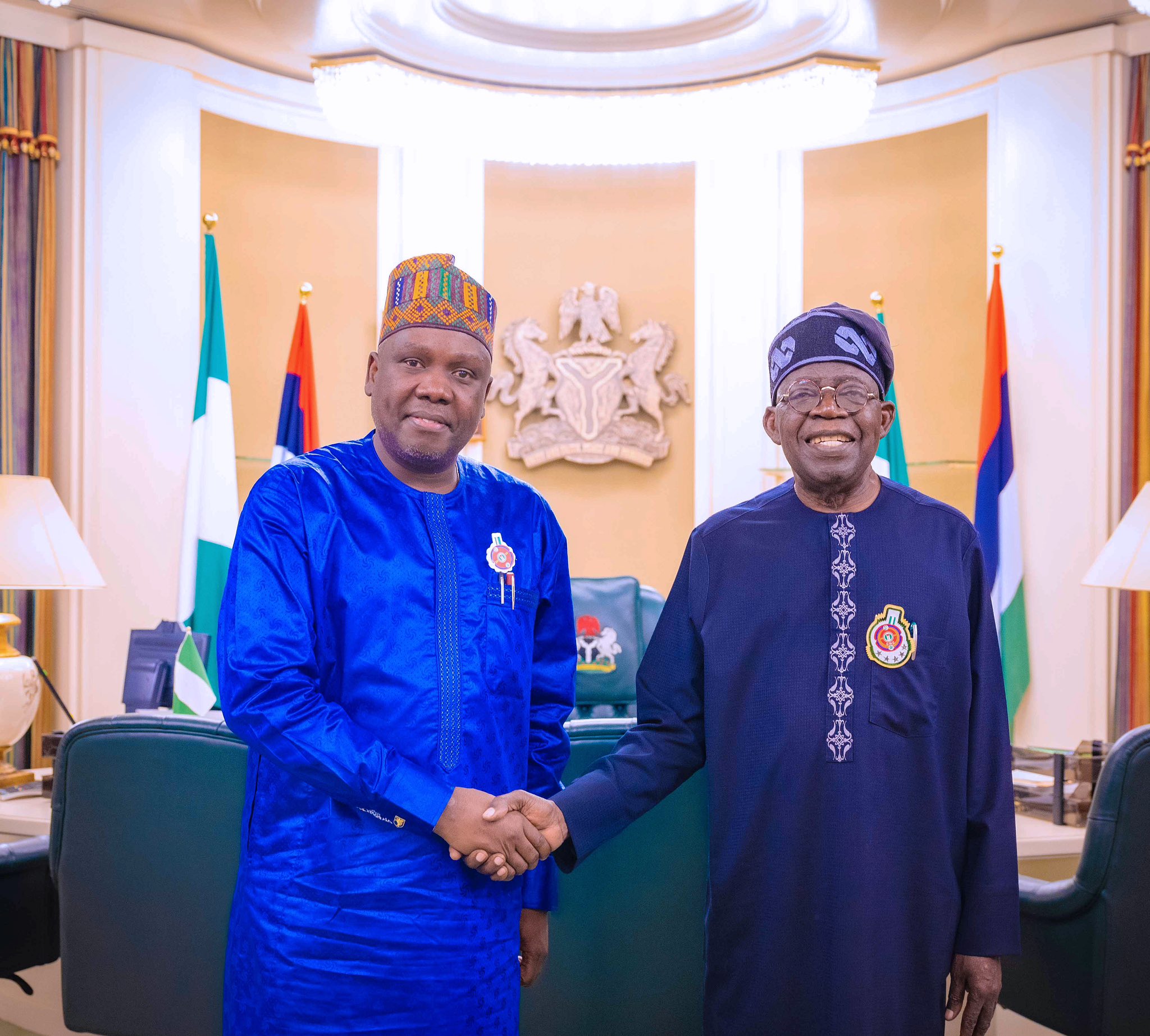 Atiku’s Aide, Bwala Meets Tinubu In France (Photo)