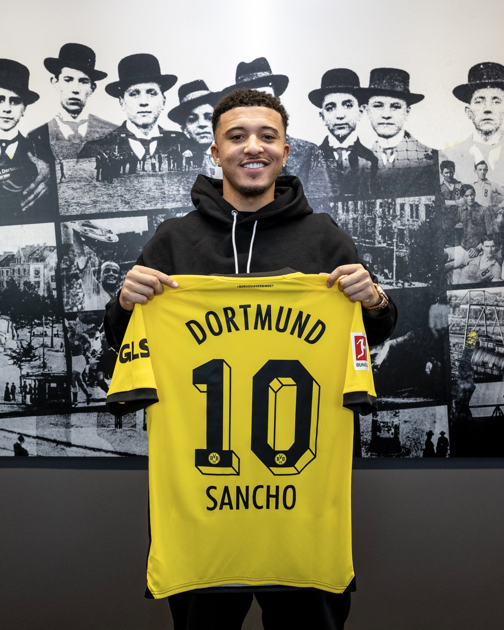 The England and Manchester United winger Jadon Sancho has returned to Borussia Dortmund on loan for the rest of the 2023–24 season