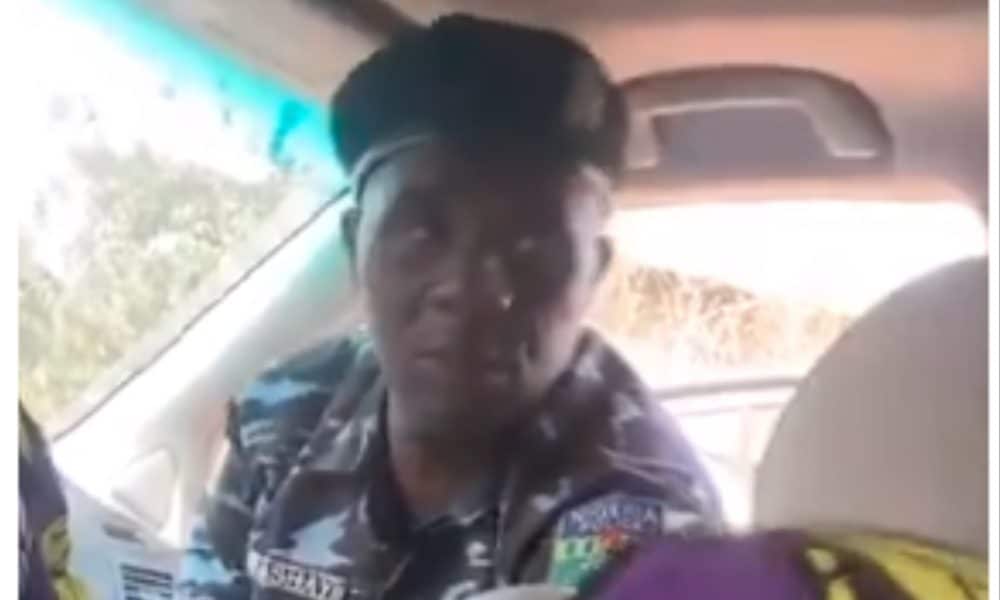 Lagos Police Reveals Identity Of Officer Caught In Viral Video Extorting Motorist
