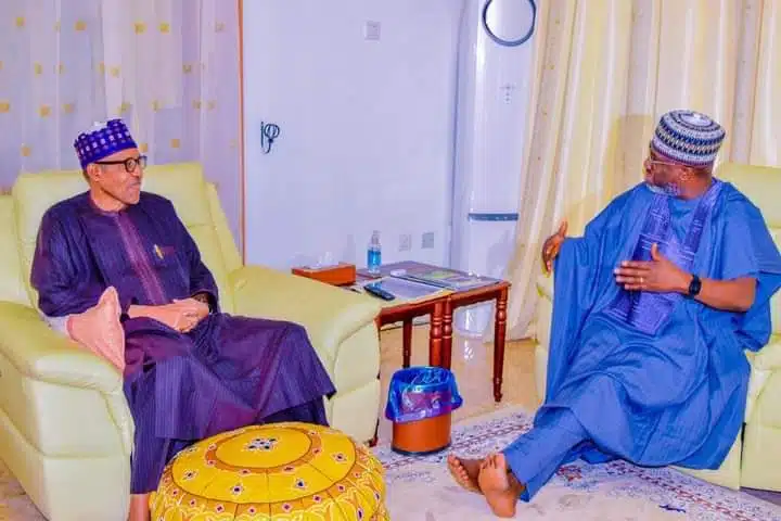 Ex-Atiku Spokesperson, Segun Showunmi Visits Buhari In Daura (Photos)