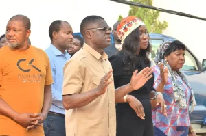 Photos: Shaibu Holds Church Service In Open Field As Obaseki Allegedly Relocates Chapel
