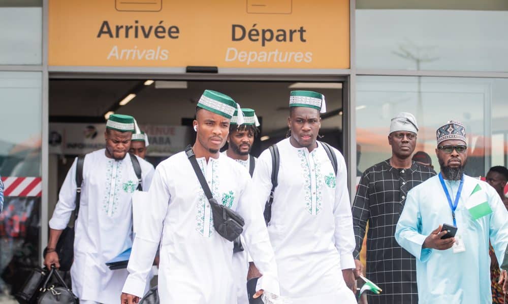 VIDEO/PHOTOS: Nigeria's Super Eagles Arrives Cote d’Ivoire Ahead Of AFCON