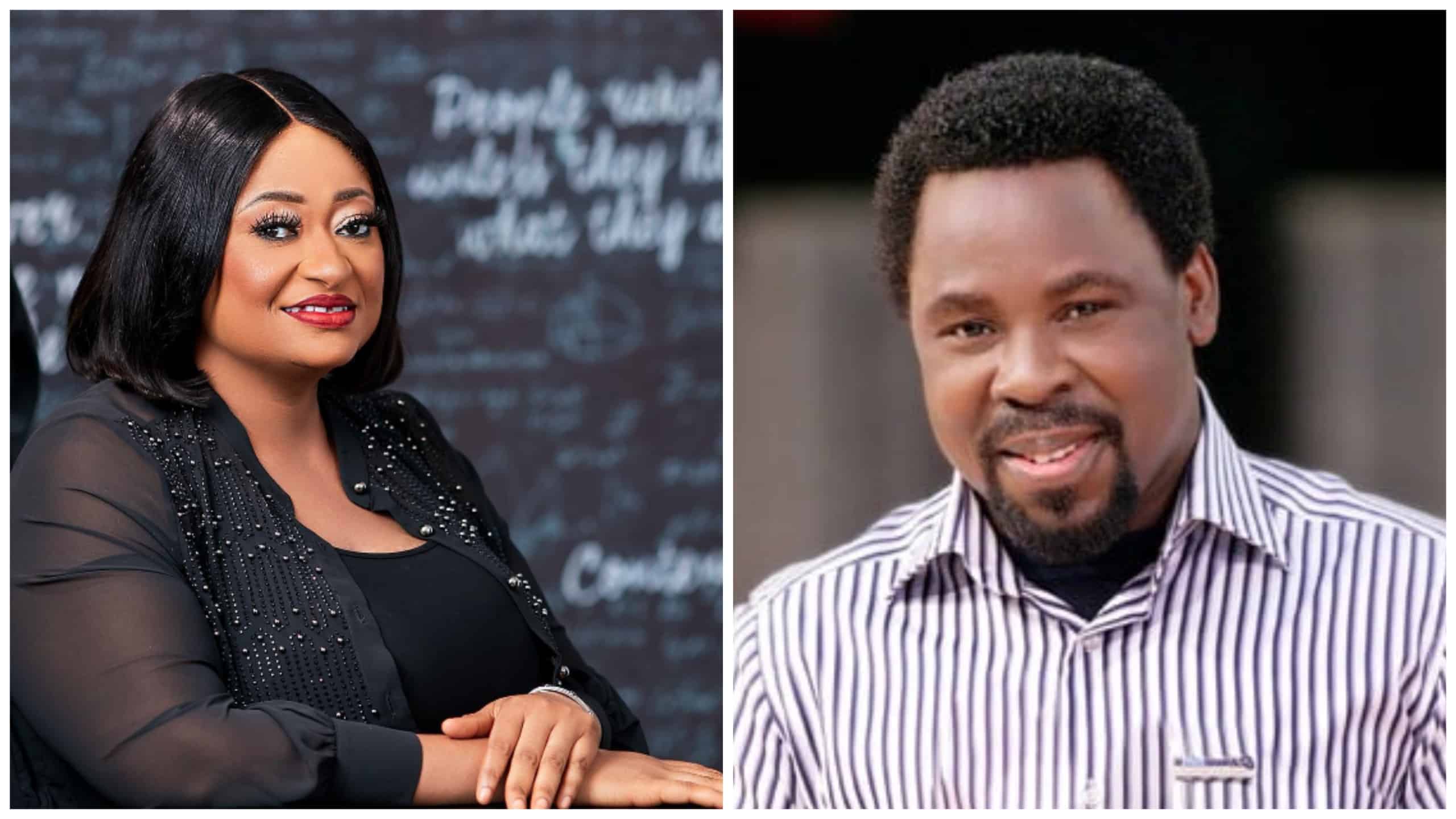 TB Joshua and Ronke Oshodi-oke