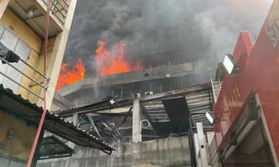 Fire Devours 10-Storey Building in Lagos