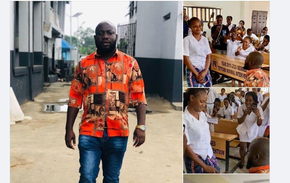 Valentine Day Love: Abia Varsity Lecturer Proposes To Student In Classroom - [Photos]