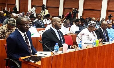 CBN Governor Yemi Cardoso appearing before the Joint Senate Committee on Finance, Banking, Insurance and Financial Institutions on Friday.