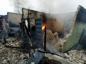 Fire Destroys Shops In Anambra Market