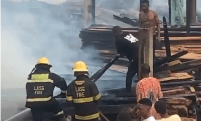 Fire at Lagos