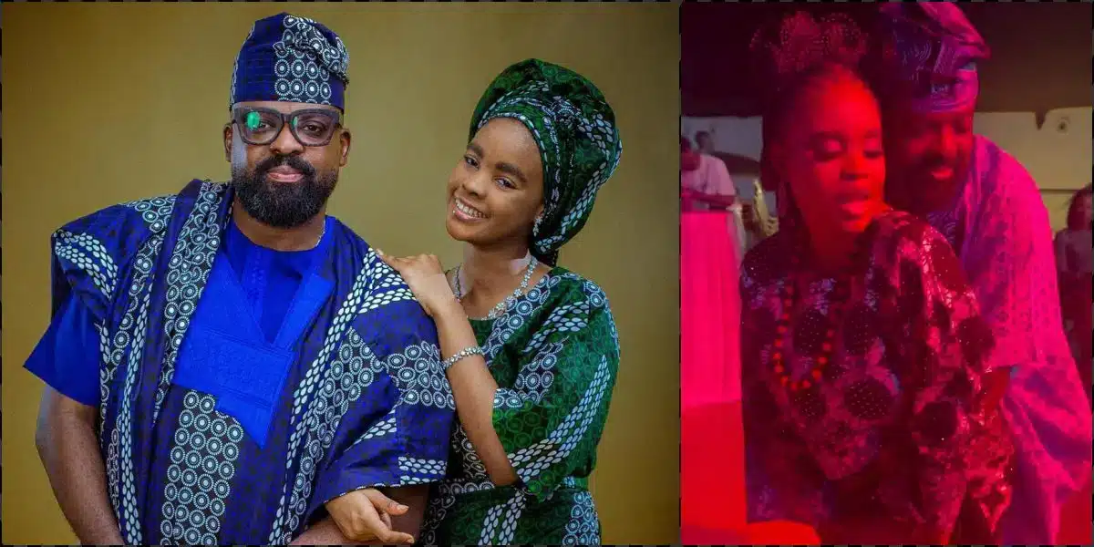 Kunle Afolayan and Daughter