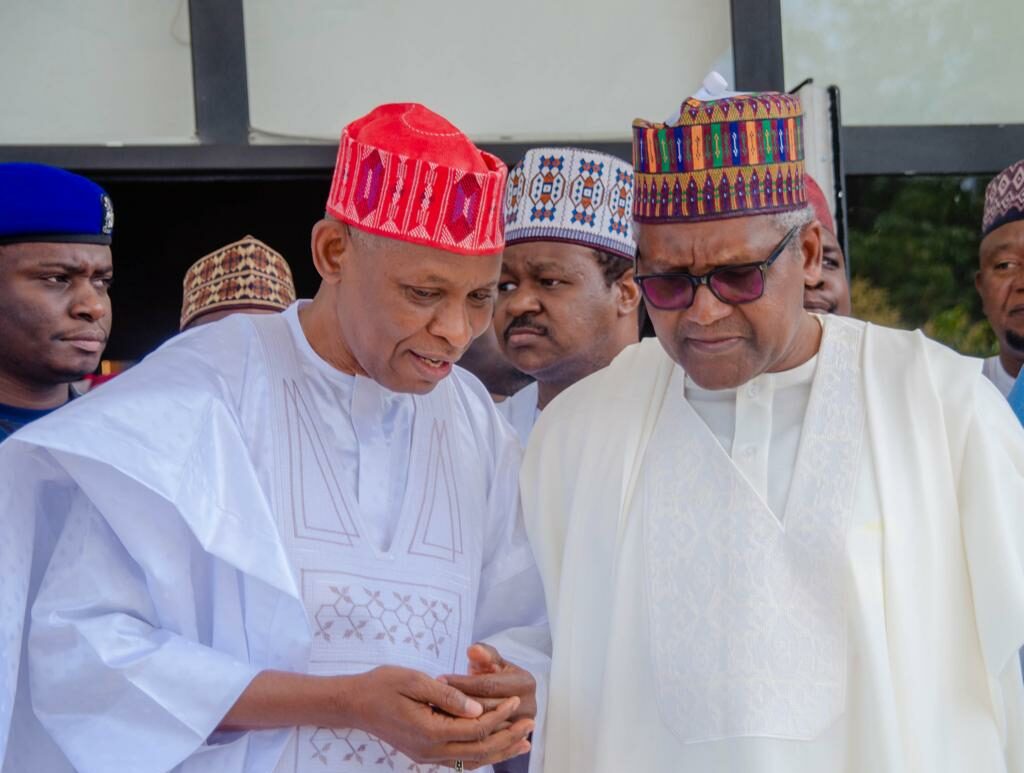 Dangote Visits Kano State, Meets Governor Abba Yusuf (Photos)