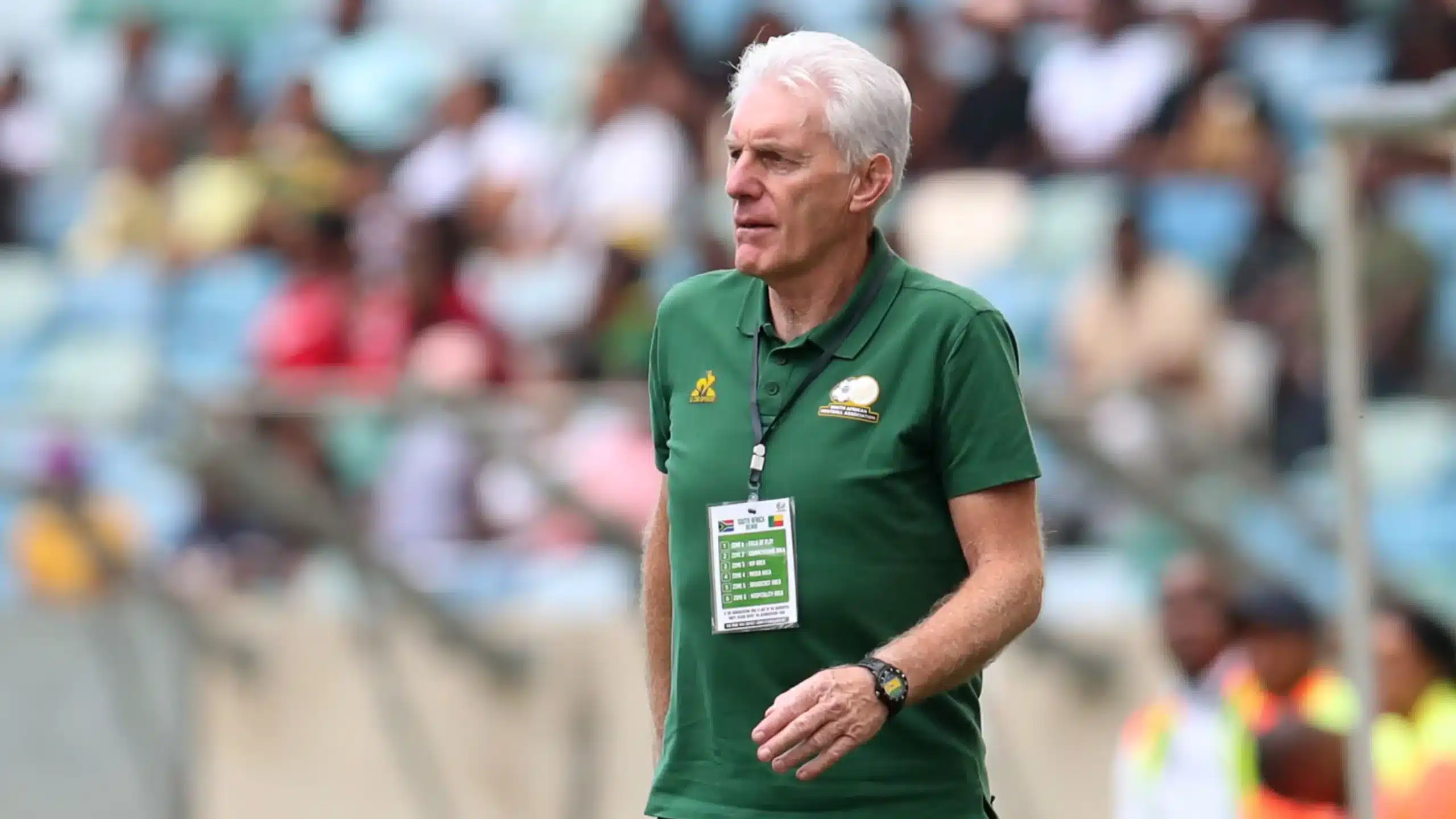AFCON: ‘No Pressure’ – South Africa Coach, Broos Speaks Ahead Nigeria Clash