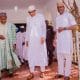 Alhaji Aminu Bello Masari, the ex-Governor of Katsina State, paid a visit to former President Muhammadu Buhari at his home in Daura.