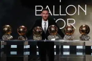 Messi's Controversial Eighth Ballon d'Or Trophy Gifted To Barcelona