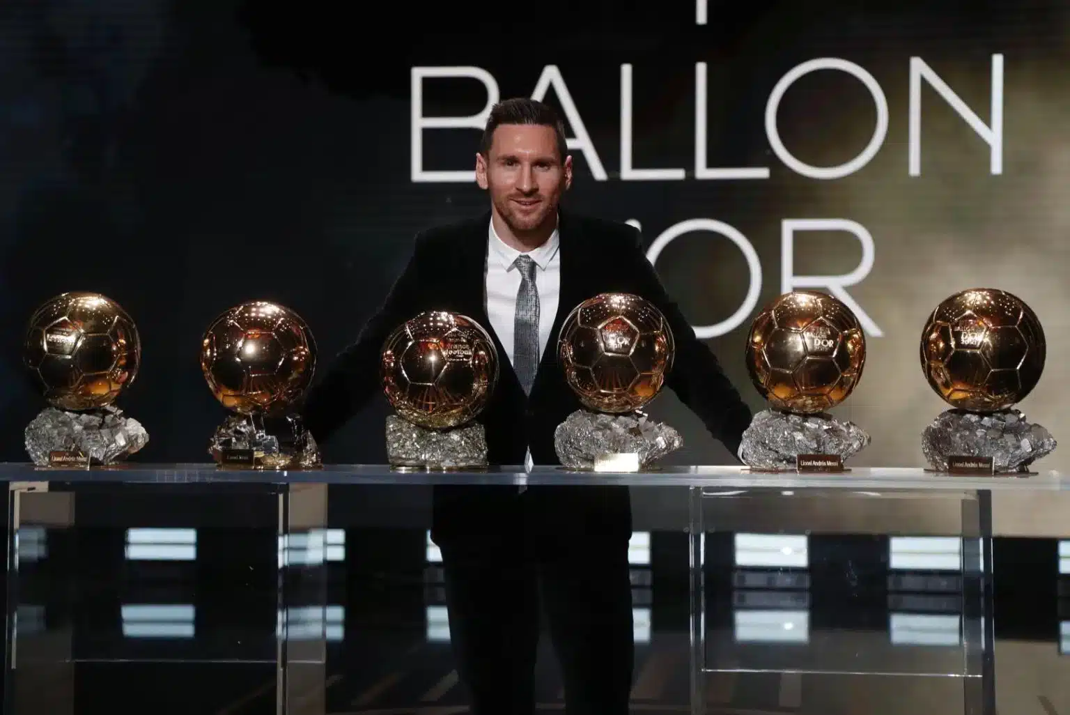 Messi's Controversial Eighth Ballon d'Or Trophy Gifted To Barcelona