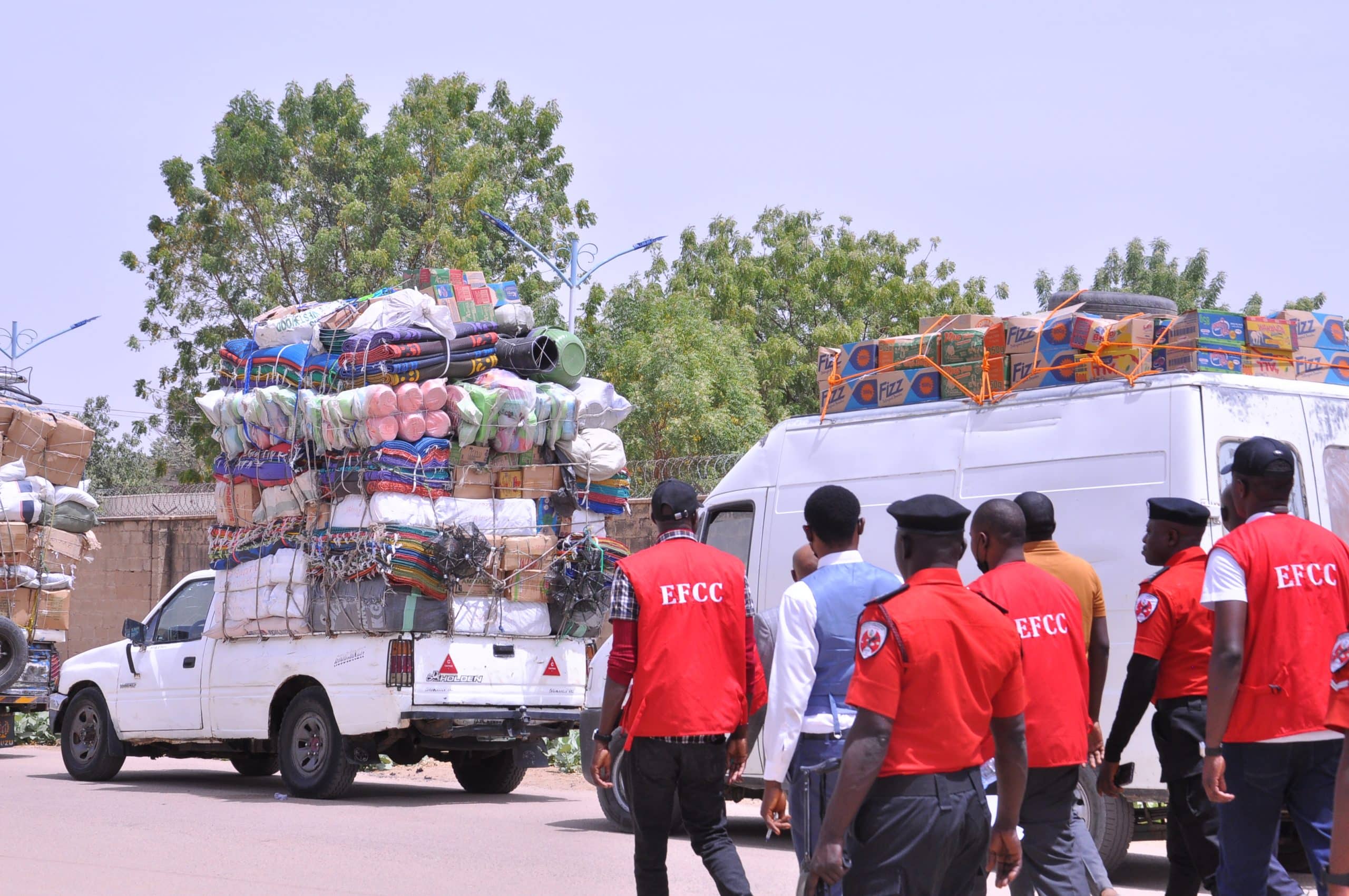 Why We Arrested 21 Trucks Exporting Food Items To Neighbouring Countries - EFCC Reveals