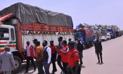 EFCC Intercepts 21 Trucks Transporting Food Items To Neighbouring Countries