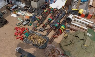 PHOTOS: Troops Raid IPOB/ESN ‘Supreme Headquarters’ In Imo, Recover Weapons