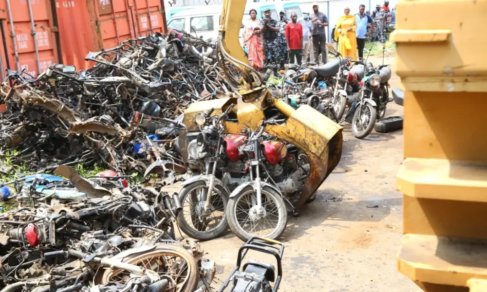 Lagos Taskforce Confiscates 470 Motorcycles, Threatens More Strict Actions For Okada Riders