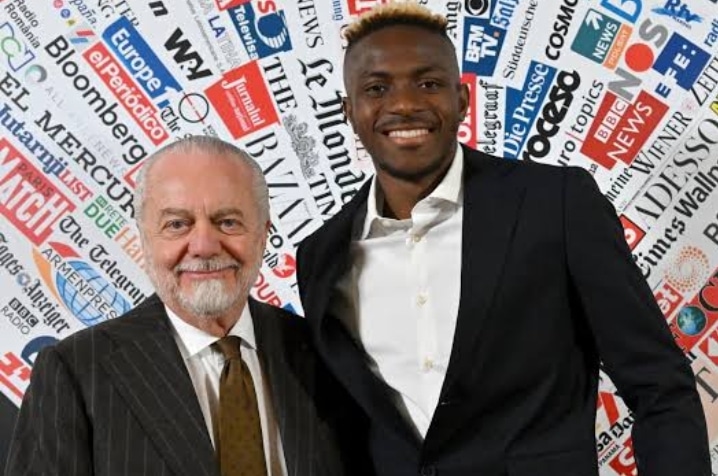 Napoli President Reveals Why It Is “Difficult” To Keep Victor Osimhen