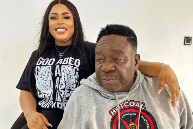 Late Mr Ibu and his adopted daughter, Jasmine.