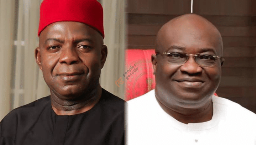 ‘Alex Otti Is Telling Lies’ – Ikpeazu Reacts To ₦107.2 Billion For Non-existent Projects In Abia State