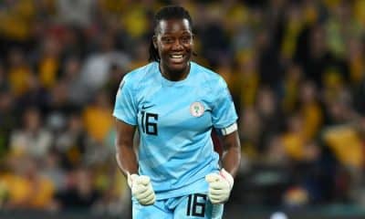 Super Falcons Goalie, Nnadozie Wins Best Goalkeeper Ward In France