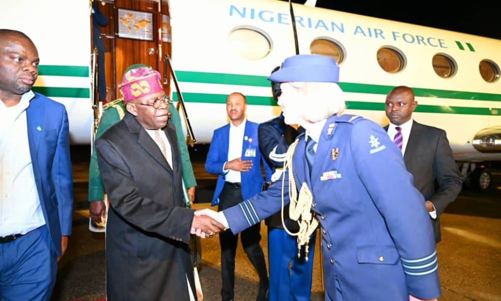 Tinubu Arrives Netherlands On State Visit