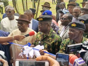 Photos; Fubara Commissions New Navy Training Command HQ In Rivers