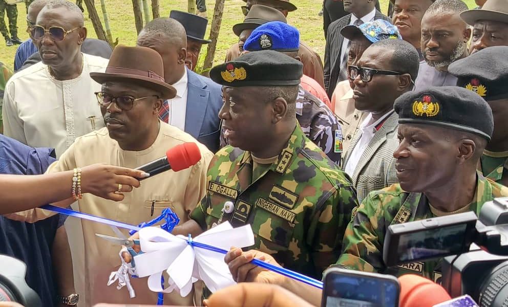 Photos; Fubara Commissions New Navy Training Command HQ In Rivers