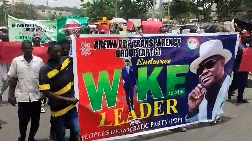 Just In: Protesters Storm PDP Headquarters