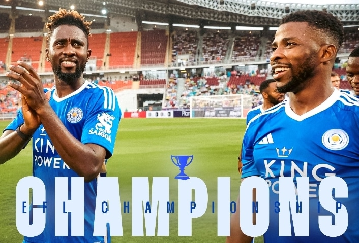 Super Eagles’ Kelechi Iheanacho And Wilfred Ndidi Win First Championship Title