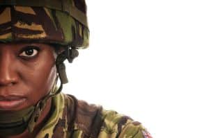 Stock Photo: Female Army Officer