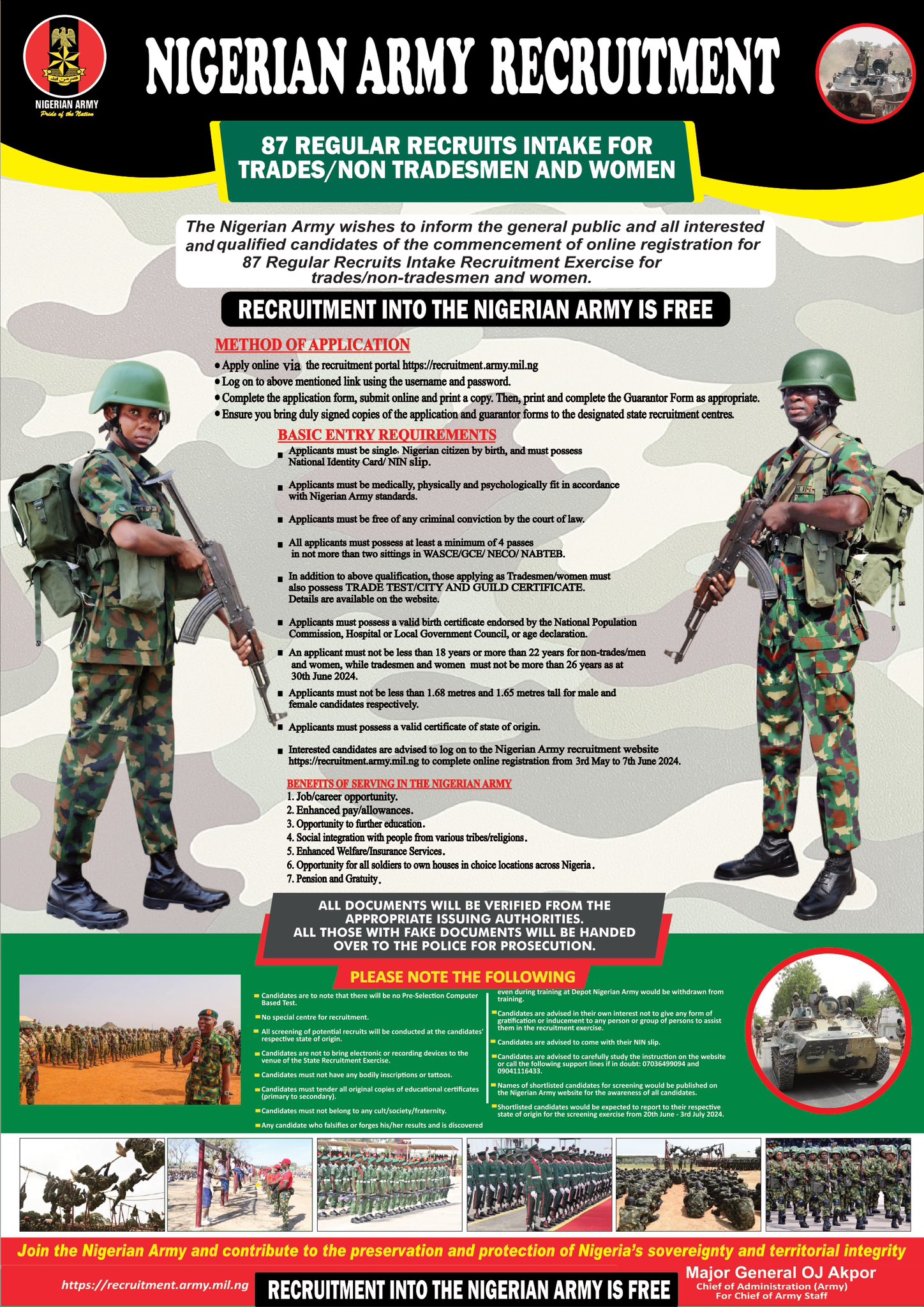 Nigerian Army Recruitment