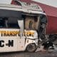 JUST IN: Gridlock As Three Vehicles Collide On Lagos-Ibadan Expressway