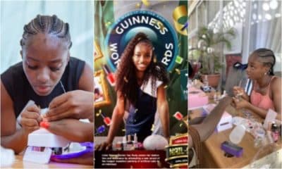 19-Year-Old Nigerian Lady Sets Guinness World Record With 72-Hour Nail Painting Marathon In Plateau