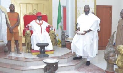 Oba of Benin Receives Back Looted Ancestral Stools