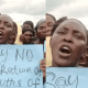 JUST IN: Women Protest In Okuama Over Alleged Return Of Armed Men In The Community