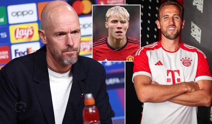 Erik Ten Hag Admits He Wanted To Sign Harry Kane Instead Of Hojlund